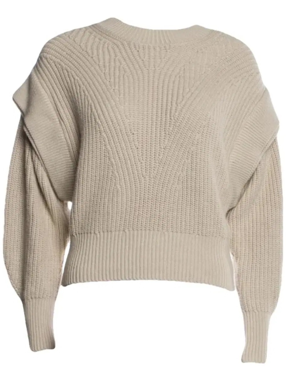 Iro Cream Knit Crewneck Sweater